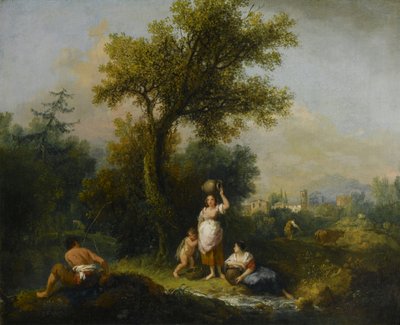 Een Landschap door Francesco Zuccarelli